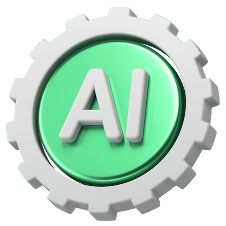 Configuração de IA  3D Icon