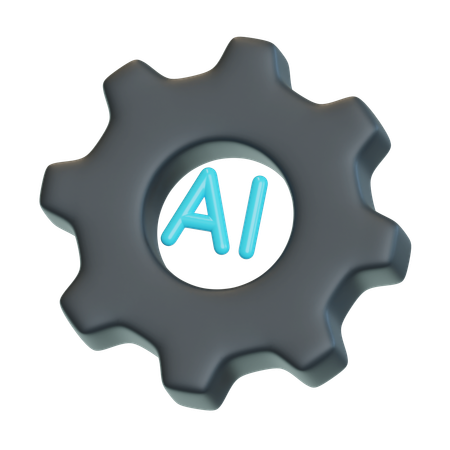 Configuração de IA  3D Icon