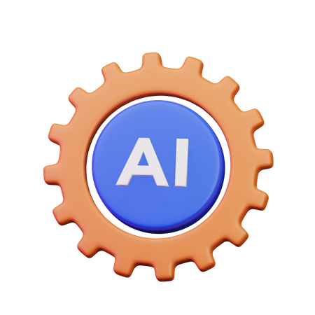 Configuração de IA  3D Icon