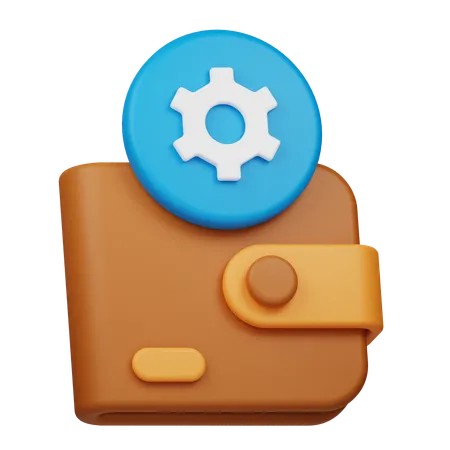 Configuração de pagamento  3D Icon