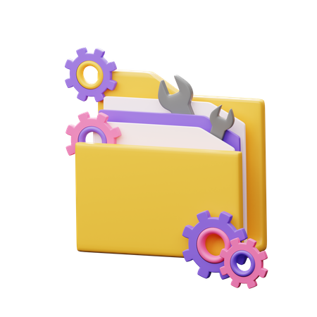 Configuração de pasta  3D Icon