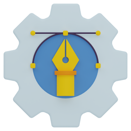 Configuração de projeto  3D Icon