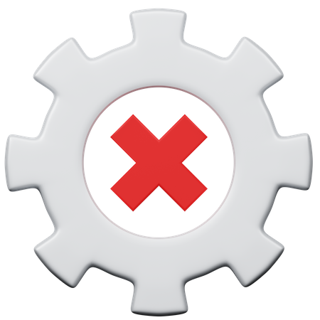 Configuração de rejeição  3D Icon