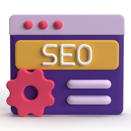 Configuração de SEO  3D Icon