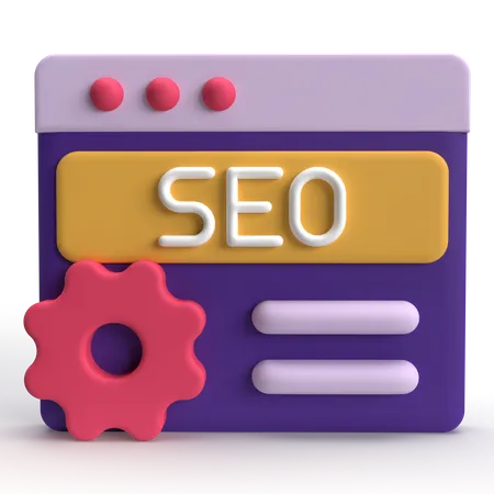 Configuração de SEO  3D Icon