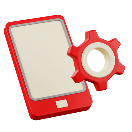 Configuração de telefone  3D Icon