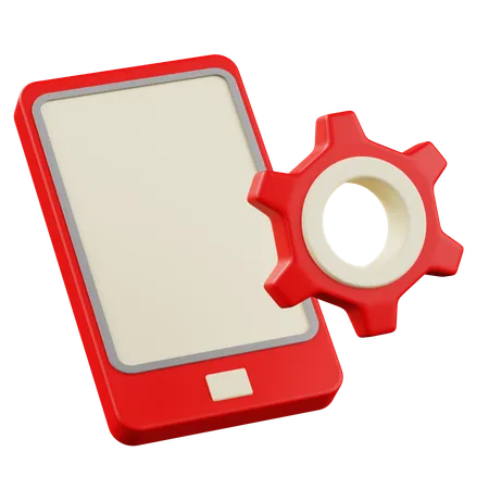 Configuração de telefone  3D Icon