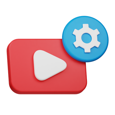 Configuração de vídeo  3D Icon