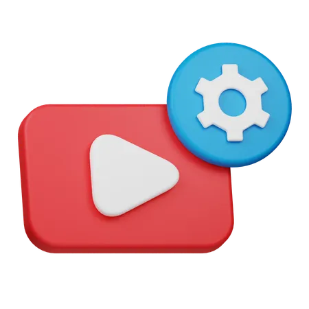 Configuração de vídeo  3D Icon