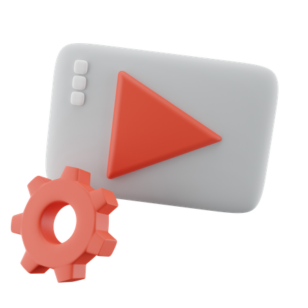 Configuração de vídeo  3D Icon