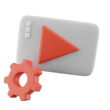 Configuração de vídeo  3D Icon