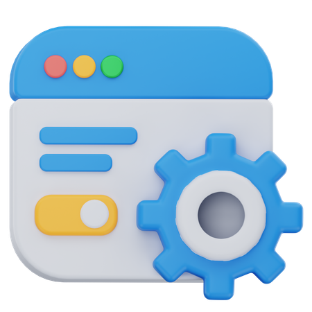 Configuração do aplicativo  3D Icon
