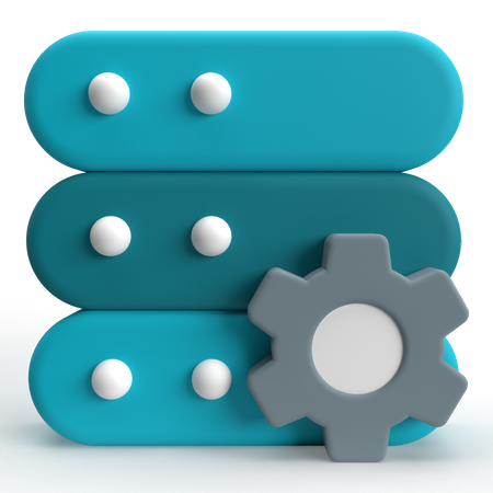 Configuração do servidor  3D Icon