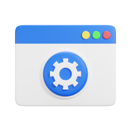 Configuração do site  3D Icon