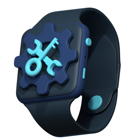 Configuração do smartwatch  3D Icon