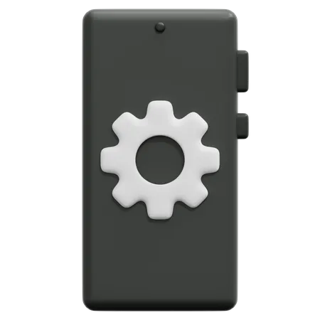 Configuração de telefone  3D Icon