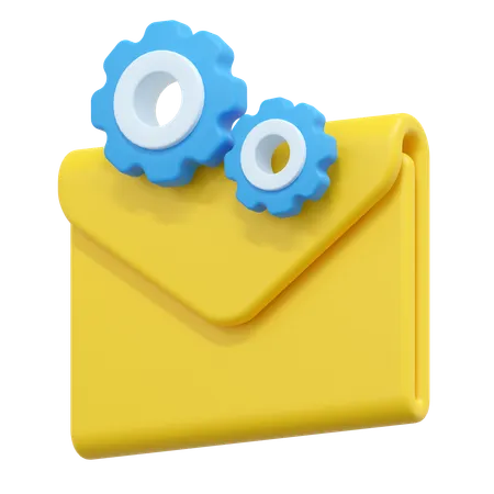 Configuração de e-mail  3D Icon