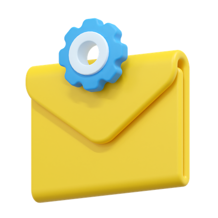 Configuração de e-mail  3D Icon