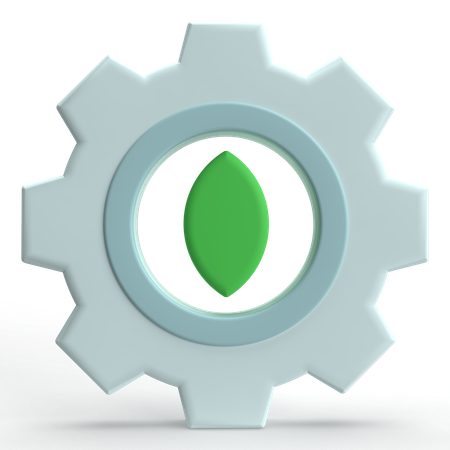 Configuração ecológica  3D Icon