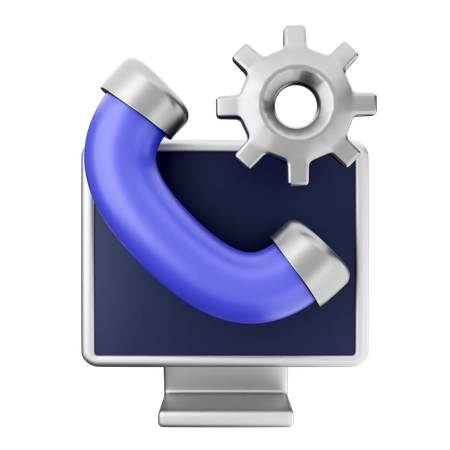 Configuração helpdesk  3D Icon