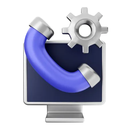 Configuração helpdesk  3D Icon