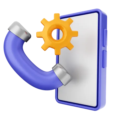 Configuração helpdesk  3D Icon