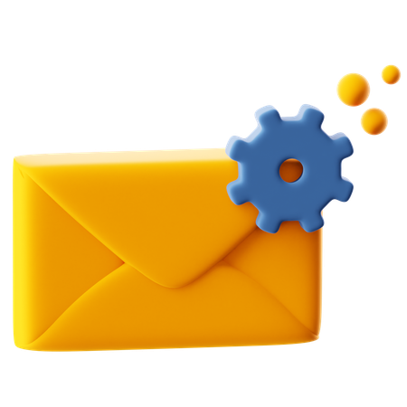 E-mail de configuração  3D Icon