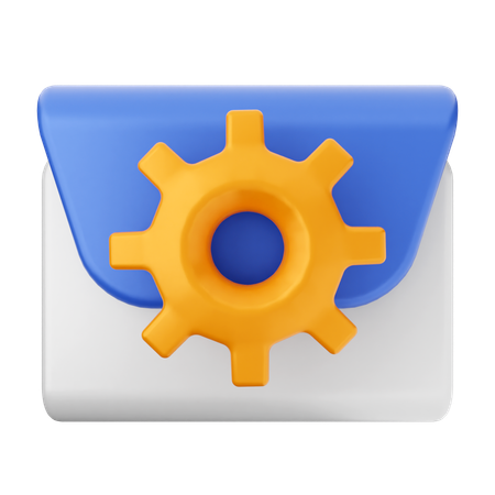 Configurando mensagem de e-mail  3D Icon