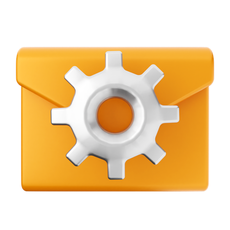 Configurando mensagem de e-mail  3D Icon