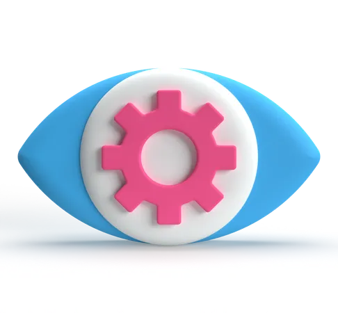 Configuração dos olhos  3D Icon