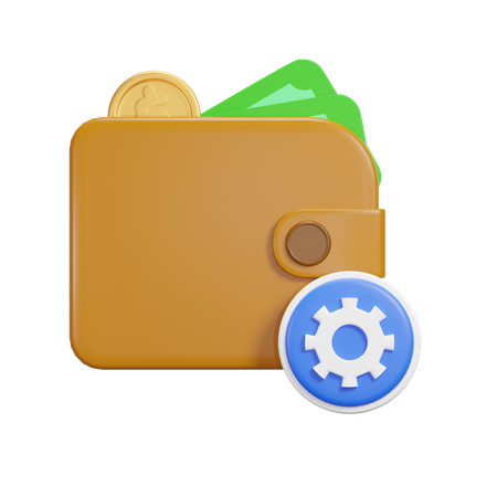 Configuração de pagamento  3D Icon