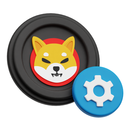 Configuração shiba inu  3D Icon