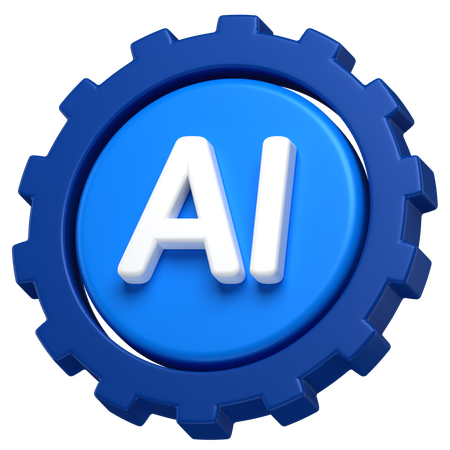 Configuración de ia  3D Icon