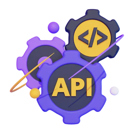 Configuración de API  3D Icon