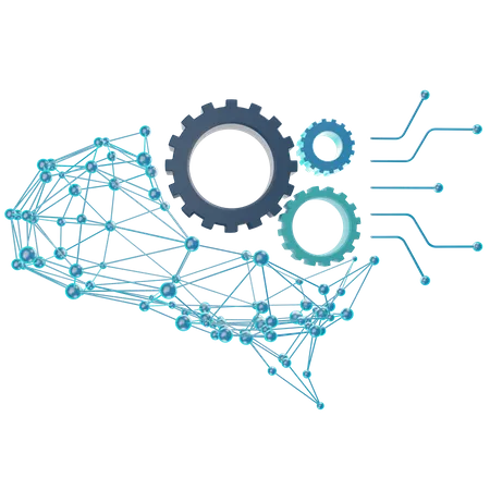 Configuración del cerebro  3D Icon