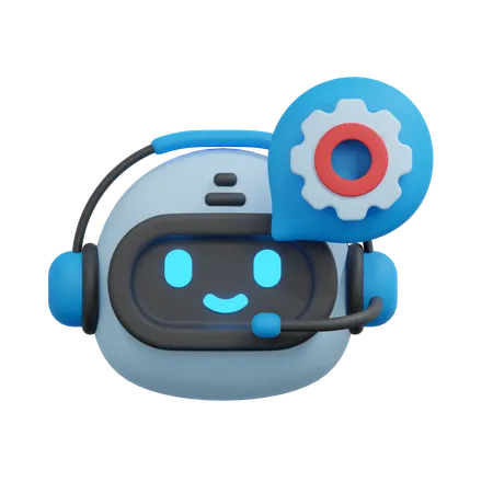 Configurando el chatbot  3D Icon