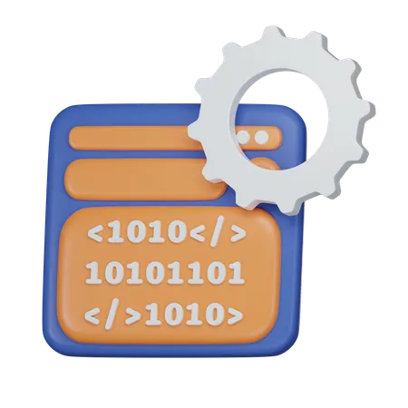 Configuración de codificación  3D Icon