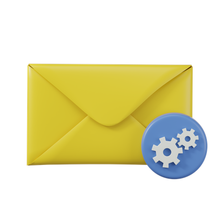 Configuración de correo  3D Icon