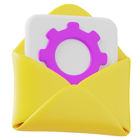 Configuración de correo  3D Icon