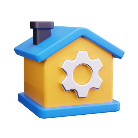 Configuración de la casa  3D Icon