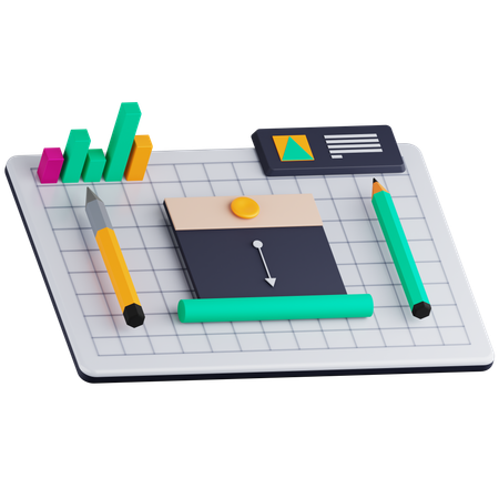 Configuración de la mesa de trabajo  3D Icon