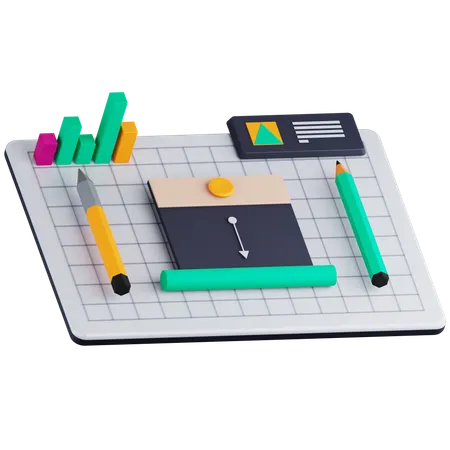 Configuración de la mesa de trabajo  3D Icon