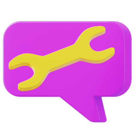 Configuración del chat  3D Icon
