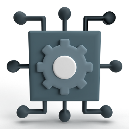 Configuración del microchip  3D Icon