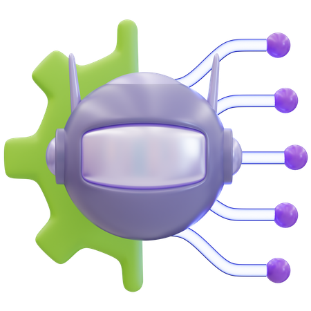 Configuración del robot  3D Icon