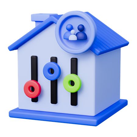 Entornos familiares  3D Icon