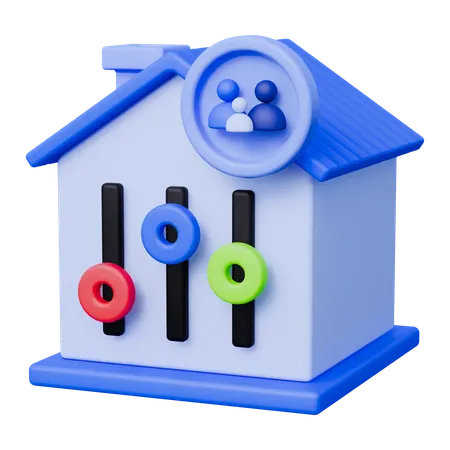Entornos familiares  3D Icon