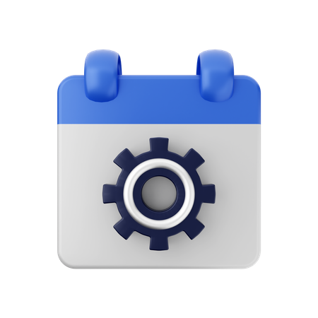 Horario de configuración  3D Icon