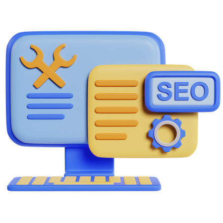 Configuración web SEO  3D Icon