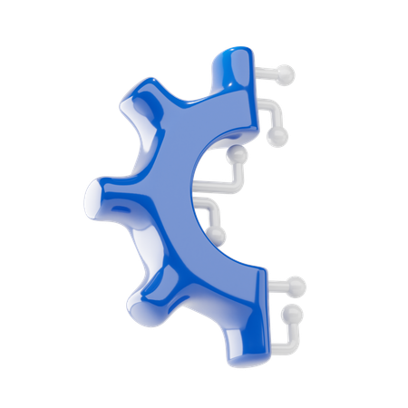 Tecnología de configuración  3D Icon
